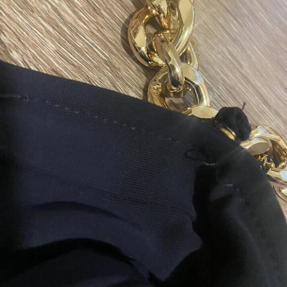 Veronica Beard Reze Gold Chain Halter Maxi Ink M - Picture 11 of 12